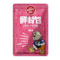 WanpyHappy100犬用鸡肉+奶酪鲜封包70g 70g